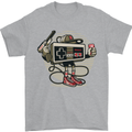 Let's Play Funny Gamer Gaming Mens T-Shirt Cotton Gildan Sports Grey