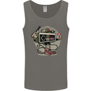 Let's Play Funny Gamer Gaming Mens Vest Tank Top Charcoal