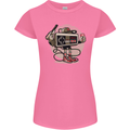 Let's Play Funny Gamer Gaming Womens Petite Cut T-Shirt Azalea