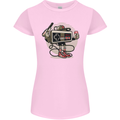 Let's Play Funny Gamer Gaming Womens Petite Cut T-Shirt Light Pink