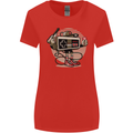 Let's Play Funny Gamer Gaming Womens Wider Cut T-Shirt Red