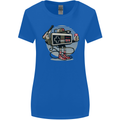 Let's Play Funny Gamer Gaming Womens Wider Cut T-Shirt Royal Blue