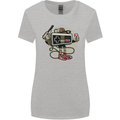 Let's Play Funny Gamer Gaming Womens Wider Cut T-Shirt Sports Grey