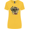Let's Play Funny Gamer Gaming Womens Wider Cut T-Shirt Yellow