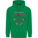 Let's Summon the Devil Ouija Board Demons Childrens Kids Hoodie Irish Green