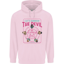 Let's Summon the Devil Ouija Board Demons Childrens Kids Hoodie Light Pink