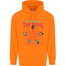 Let's Summon the Devil Ouija Board Demons Childrens Kids Hoodie Orange
