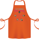 Let's Summon the Devil Ouija Board Demons Cotton Apron 100% Organic Orange