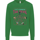 Let's Summon the Devil Ouija Board Demons Kids Sweatshirt Jumper Irish Green