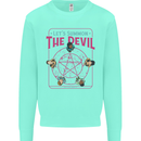 Let's Summon the Devil Ouija Board Demons Kids Sweatshirt Jumper Peppermint