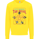 Let's Summon the Devil Ouija Board Demons Kids Sweatshirt Jumper Yellow