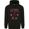 Let's Summon the Devil Ouija Board Demons Mens 80% Cotton Hoodie Black