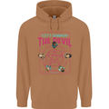 Let's Summon the Devil Ouija Board Demons Mens 80% Cotton Hoodie Caramel Latte