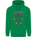 Let's Summon the Devil Ouija Board Demons Mens 80% Cotton Hoodie Irish Green
