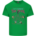 Let's Summon the Devil Ouija Board Demons Mens Cotton T-Shirt Tee Top Irish Green