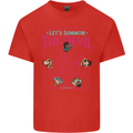 Let's Summon the Devil Ouija Board Demons Mens Cotton T-Shirt Tee Top Red
