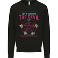 Let's Summon the Devil Ouija Board Demons Mens Sweatshirt Jumper Black