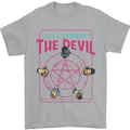 Let's Summon the Devil Ouija Board Demons Mens T-Shirt Cotton Gildan Sports Grey