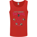 Let's Summon the Devil Ouija Board Demons Mens Vest Tank Top Red