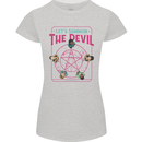 Let's Summon the Devil Ouija Board Demons Womens Petite Cut T-Shirt Sports Grey
