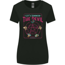 Let's Summon the Devil Ouija Board Demons Womens Wider Cut T-Shirt Black