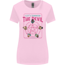 Let's Summon the Devil Ouija Board Demons Womens Wider Cut T-Shirt Light Pink