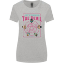 Let's Summon the Devil Ouija Board Demons Womens Wider Cut T-Shirt Sports Grey