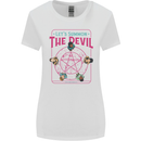 Let's Summon the Devil Ouija Board Demons Womens Wider Cut T-Shirt White