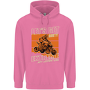 Lets Get Dirty ATV 4X4 Quad Bike Biking Childrens Kids Hoodie Azalea