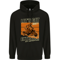 Lets Get Dirty ATV 4X4 Quad Bike Biking Childrens Kids Hoodie Black
