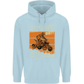 Lets Get Dirty ATV 4X4 Quad Bike Biking Childrens Kids Hoodie Light Blue