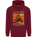 Lets Get Dirty ATV 4X4 Quad Bike Biking Childrens Kids Hoodie Maroon