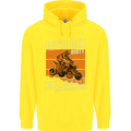 Lets Get Dirty ATV 4X4 Quad Bike Biking Childrens Kids Hoodie Yellow