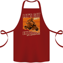 Lets Get Dirty ATV 4X4 Quad Bike Biking Cotton Apron 100% Organic Maroon