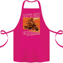 Lets Get Dirty ATV 4X4 Quad Bike Biking Cotton Apron 100% Organic Pink