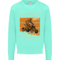 Lets Get Dirty ATV 4X4 Quad Bike Biking Kids Sweatshirt Jumper Peppermint