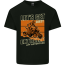 Lets Get Dirty ATV 4X4 Quad Bike Biking Kids T-Shirt Childrens Black