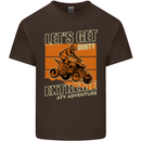 Lets Get Dirty ATV 4X4 Quad Bike Biking Kids T-Shirt Childrens Chocolate