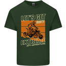 Lets Get Dirty ATV 4X4 Quad Bike Biking Mens Cotton T-Shirt Tee Top Forest Green