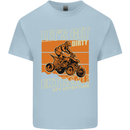 Lets Get Dirty ATV 4X4 Quad Bike Biking Mens Cotton T-Shirt Tee Top Light Blue