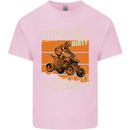 Lets Get Dirty ATV 4X4 Quad Bike Biking Mens Cotton T-Shirt Tee Top Light Pink