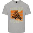 Lets Get Dirty ATV 4X4 Quad Bike Biking Mens Cotton T-Shirt Tee Top Sports Grey