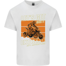 Lets Get Dirty ATV 4X4 Quad Bike Biking Mens Cotton T-Shirt Tee Top White