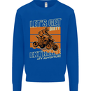 Lets Get Dirty ATV 4X4 Quad Bike Biking Mens Sweatshirt Jumper Royal Blue