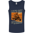 Lets Get Dirty ATV 4X4 Quad Bike Biking Mens Vest Tank Top Navy Blue