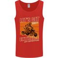 Lets Get Dirty ATV 4X4 Quad Bike Biking Mens Vest Tank Top Red