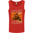 Lets Get Dirty ATV 4X4 Quad Bike Biking Mens Vest Tank Top Red