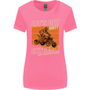 Lets Get Dirty ATV 4X4 Quad Bike Biking Womens Wider Cut T-Shirt Azalea