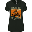 Lets Get Dirty ATV 4X4 Quad Bike Biking Womens Wider Cut T-Shirt Black