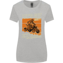 Lets Get Dirty ATV 4X4 Quad Bike Biking Womens Wider Cut T-Shirt Sports Grey